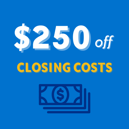 $250 Mortgage Closing Offer PNG