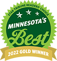 Award seal for Star Tribune Minnesota's Best Gold Award for Best Credit Union